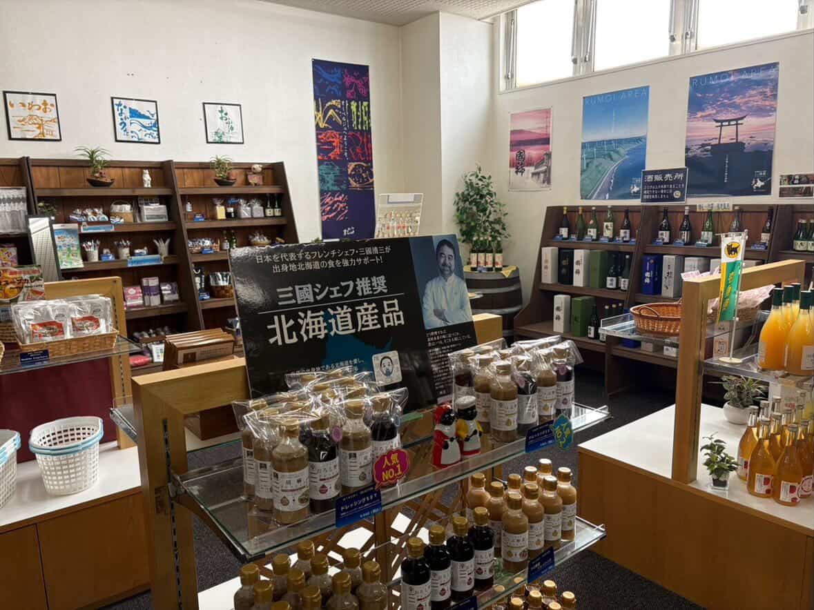 館内売店の様子